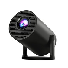  Built-in Apps  2025 Upgraded Mini Projector with Wi-Fi 6 Mini, X1BQ Black
