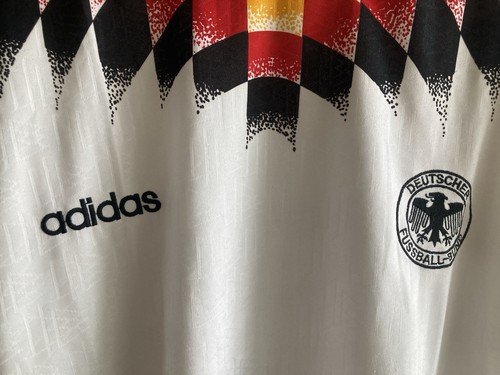 Jersey Germany 1994 Original XL Classic Matthaus Klinsmann Voller - Foto 2 di 11