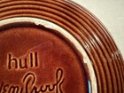 Hull Brown Drip Glaze Dessert/Bread Plates  6 3/4” Set of 2 — photo 3
