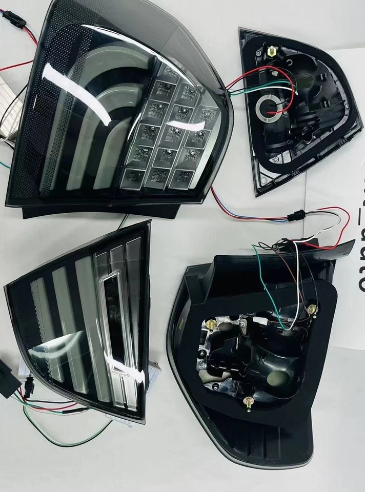 Luces traseras E90 modificadas 4 piezas para BMW Serie 3 2009-2012 Foto 3 de 4