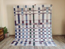 Geometric Handwoven Wool Rug Color Multicolor Handmade Design Carpet Rug