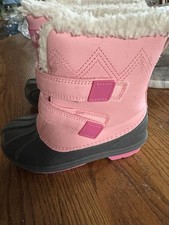 Cat And Jack little Girl Fleece Lined Boots, Size 12