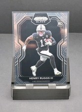 HENRY RUGGS III 2020 CHRONICLES PRIZM BLACK ROOKIE RC #PB-15 RAIDERS
