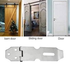 2 Pack Stainless Steel Lock Door Anti-Theft Buckle Security Latch Padlock