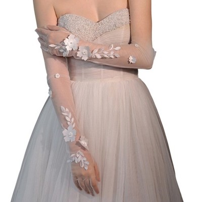 Lace Gloves Party Supply for Operas Stage Shows Wedding Halloween Props