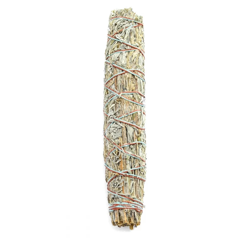 Blue Sage & Mugwort Smudge Stick 7″ – Cleanse & Reflect