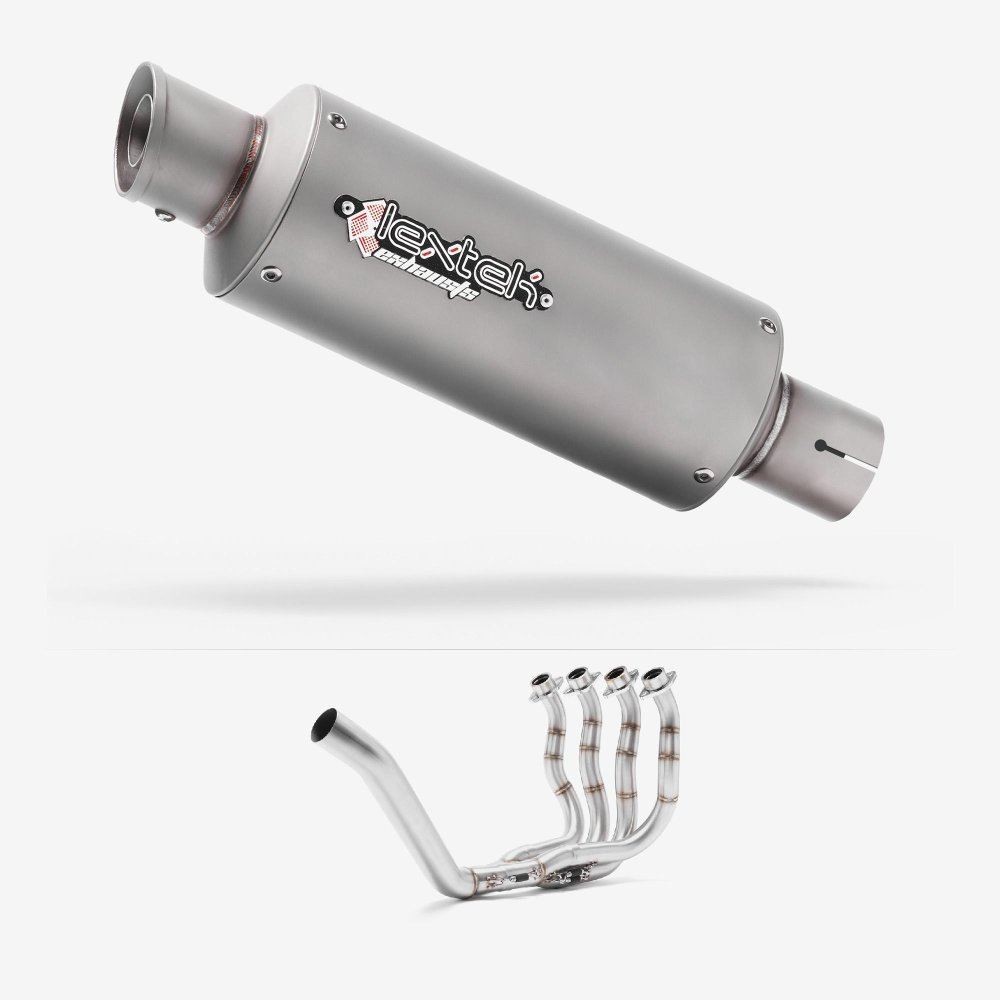 Lextek GP1 Stubby Exhaust System 240mm for Yamaha YZF R6 (99-02)