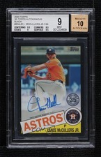 2020 Topps 1985 Baseball Black 187/199 Lance McCullers Jr BGS 9 MINT Auto 0w8f