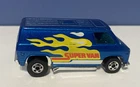 Vintage Hot Wheels Super Van Chevy Metal-Flake Blue With Flames Kellogg's Promo