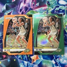 2024 Panini Prizm WNBA Sue Bird Green Prizm & Orange Velocity Prizm Storm HOF