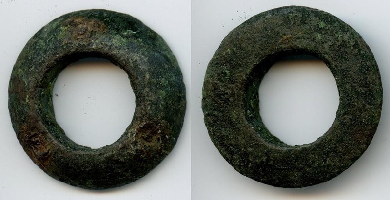 (P24) Russian Far East, Bronze item. 40.4 mm