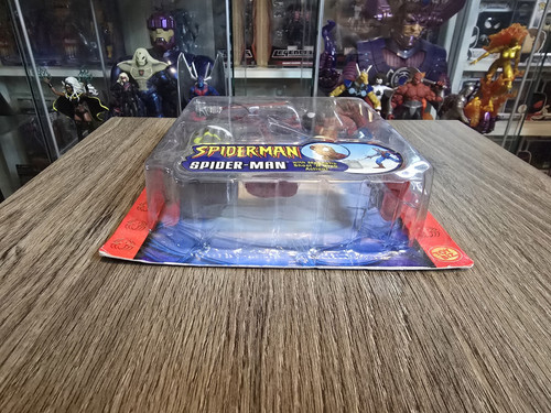 TOYBIZ 2003 MARVEL SPIDER-MAN SPIDER-MAN MIT MAGNETISCHEM SHOOT 'N GRAB 6" NEU IM KARTON - Bild 6 von 6