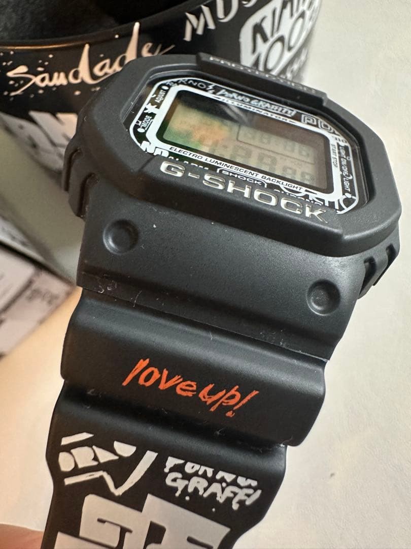 Casio G SHOCK Pornograffitti 20th Anniversary Digital Watch Black