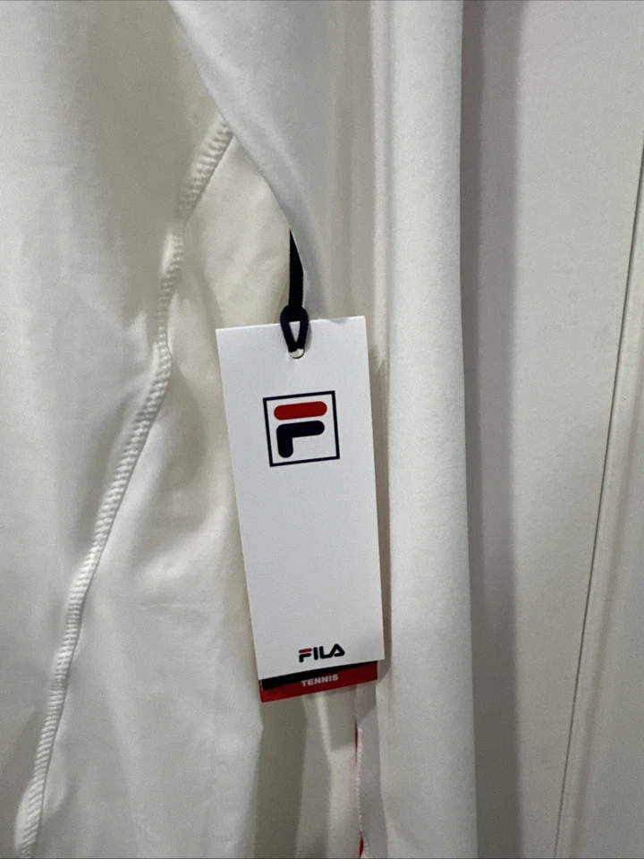 Camiseta de tenis para mujer Fila Pickleball Essentials manga larga blanca talla grande nueva con etiquetas Foto 3 de 4