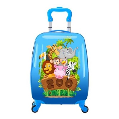 TUCCI ITALY KIDS ZOOLAND CARRY ON KIDS SUITCASE - MULTICOLOR