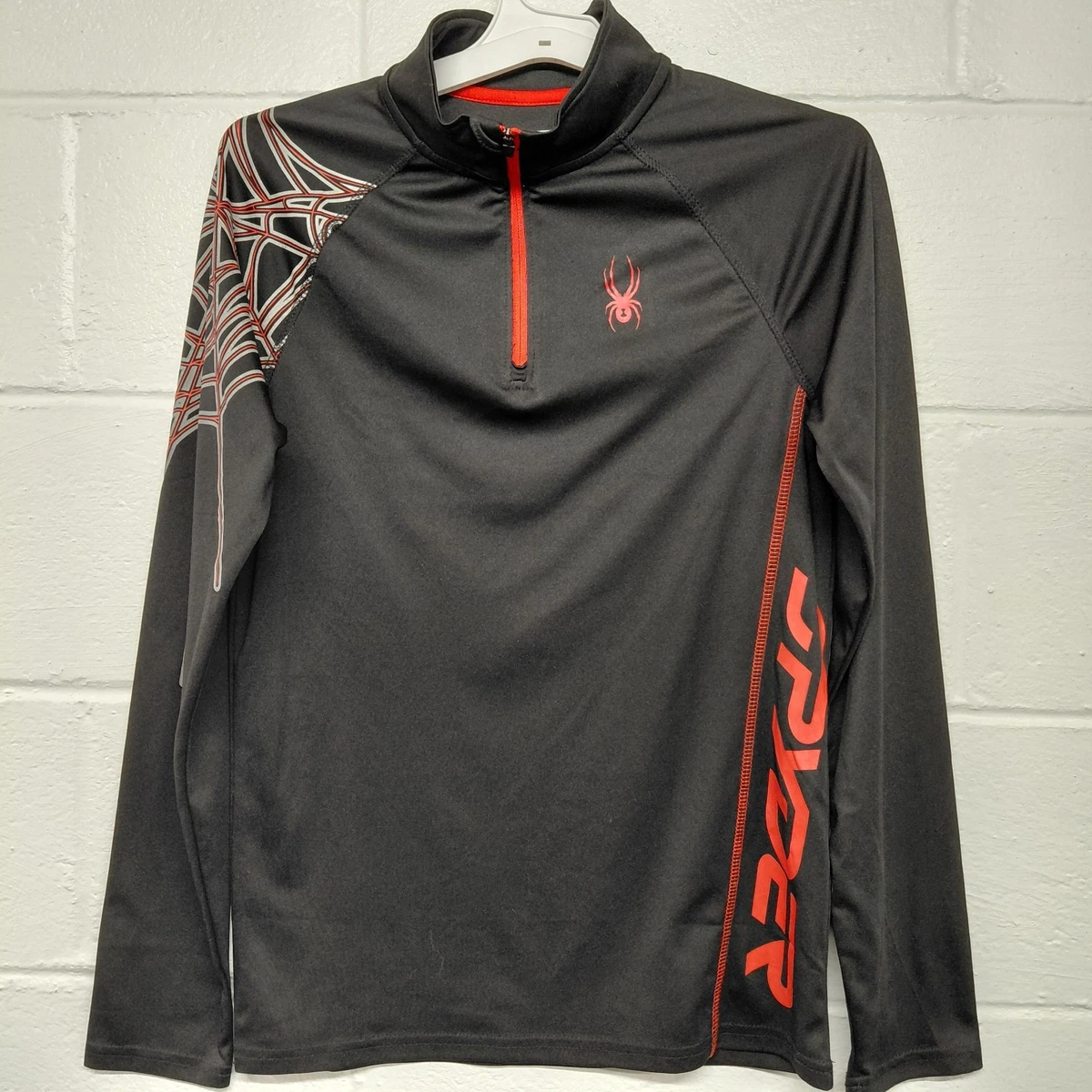 SPYDER BANDIT HALF ZIP PULL NOIR
