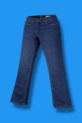 Buffalo David Button Jeans Mens Size 32x32 Slim Boot King Dark Blue Denim