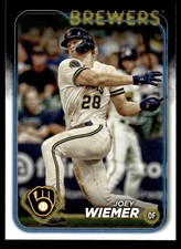 2024 Topps Joey Wiemer Milwaukee Brewers #9 19193