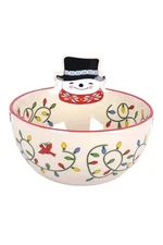 Temp-tations Seasonal 1-Quart Character Bowl Snowman