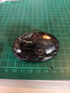 Astrophyllite/Arfvedsonite Palmstone Polished