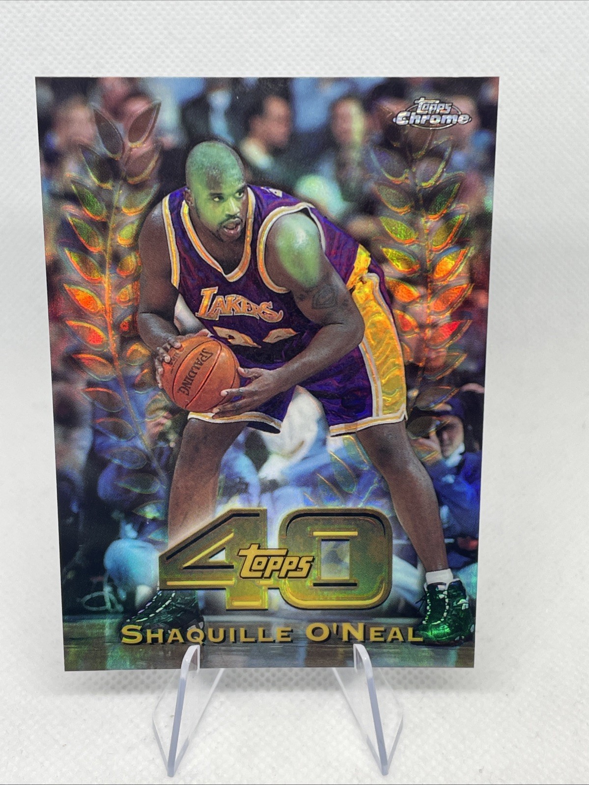 1997-98 Topps Chrome - Topps 40 Shaquille O'Neal #T40-30 Refractor