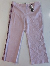 Express Design Studio Editor Pants Size 8 Brown Wide Leg Flare Trousers B3-E18 