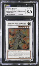 YuGiOh Explosive Magician SOVR DE044 Vtg Ultimate Rare German CGC 8.5