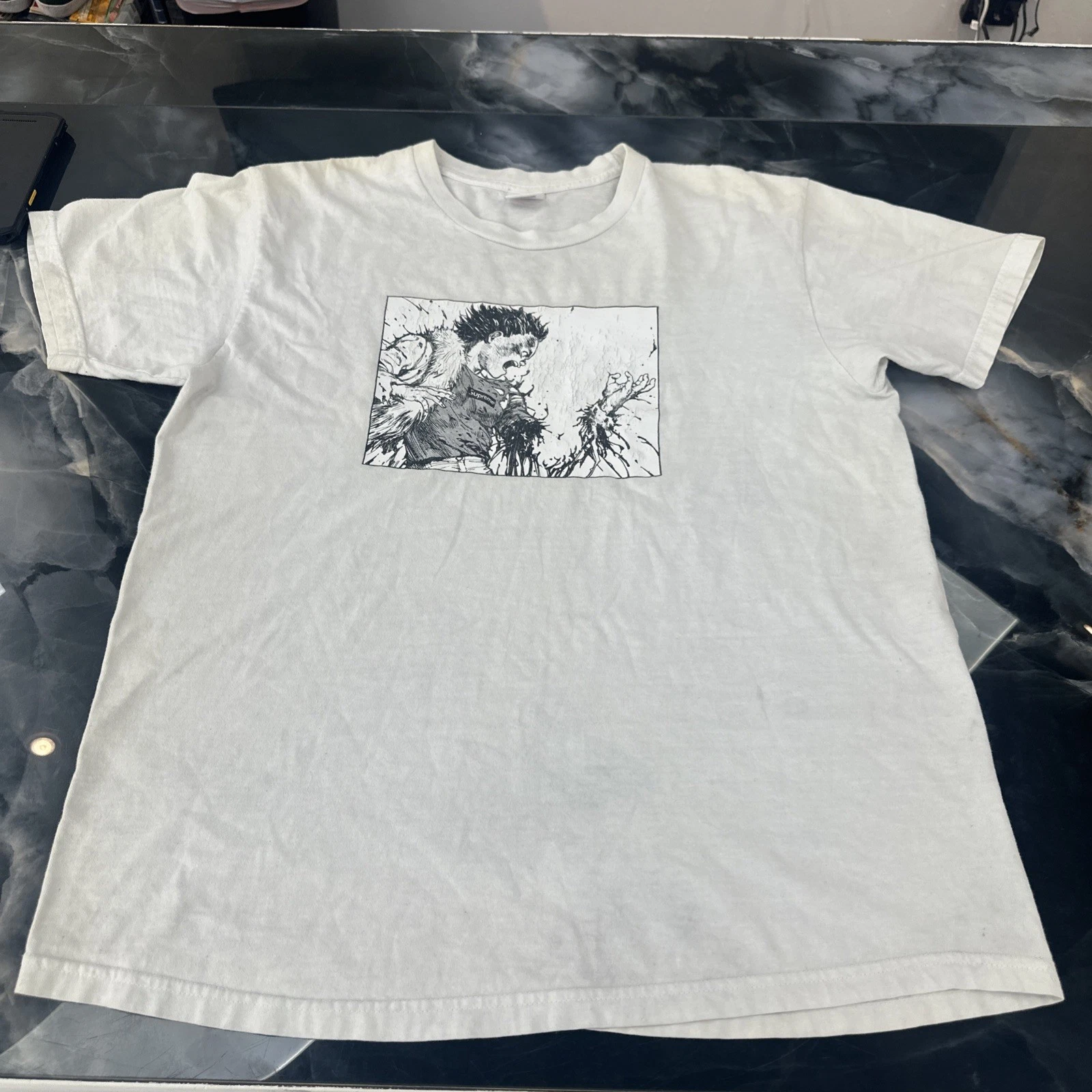 Chemise blanche à bras Supreme x Akira taille L