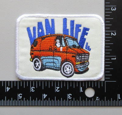  VAN LIFE CUSTOM VAN VANNIN' JACKET VEST HAT CLOTHING EMBROIDERED IRON ON PATCH