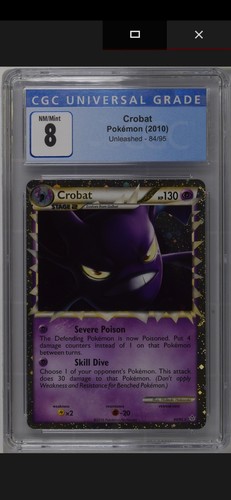 Crobat graded CGC 8 for sale on eBay