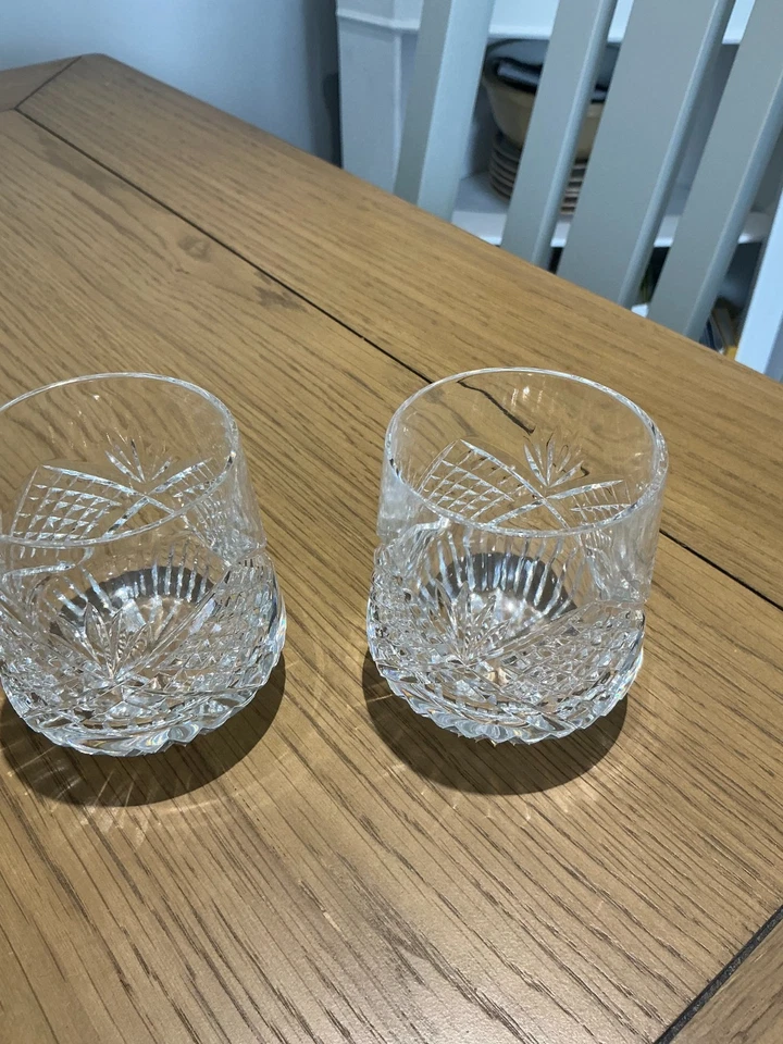 Two Tyrone Crystal Whiskey Tumblers in Slieve Donard Pattern - Image 3 of 4