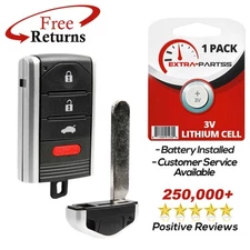 For 2013 2014 2015 Acura ILX Keyless Entry Smart Remote Key Fob 4 button Car