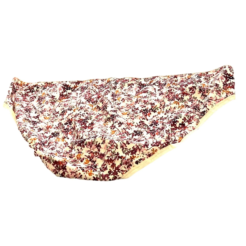 全新带标签 Lane Bryant 象牙色 白色 蕾丝 粉色 花卉 弹力 时髦内裤 XL 14 16 — 第 4/4 张图片