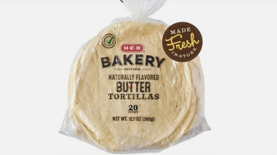 HEB Bakery Butter Flour Tortillas (1 pack) 20 count each bag JUST MAKE GRANDMA'S