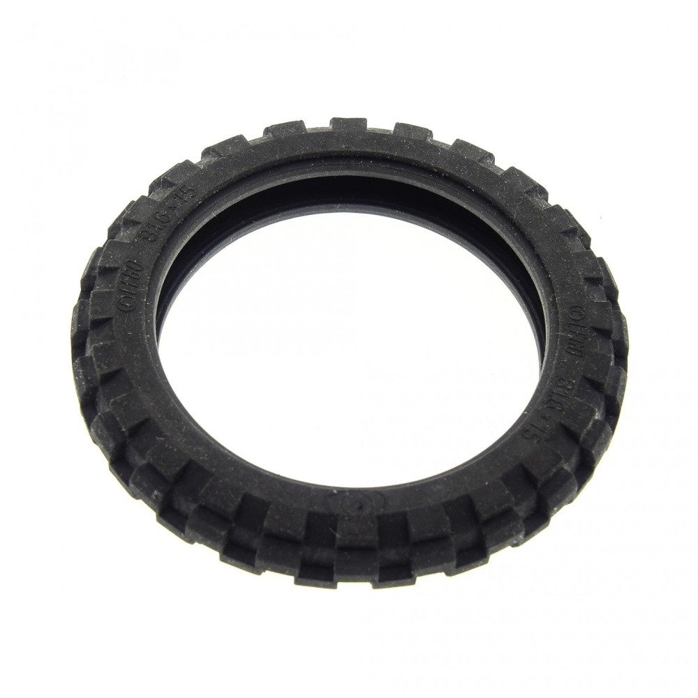 1x Lego Technic Wheel Tire 81.6x15 Black Motorcycle Bike 290226 2902