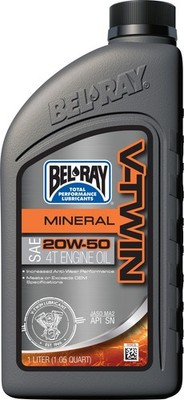 Bel-Ray 96905-BT1 V-Twin Mineral Engine Oil 20W50 1L