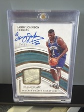 Larry Johnson 2022-23 Panini Immaculate Sneaker Swatch Signatures 15/25 SNS-LJO