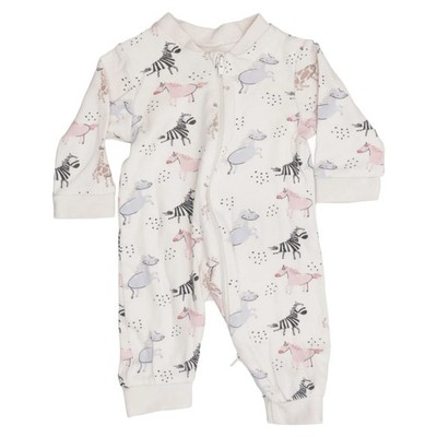 Tiny One, Strampler, Größe: 50, Beige/Mehrfarbig, Bio-Baumwolle, Print #Q0F