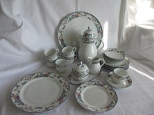 Kaiser Porzellan Rokokoform Dubarry Chalon Kaffeeservice  6 Personen 24 teilig