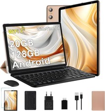 Tablet 10 Pollici Android Tablet 20GB RAM+128GB ROM (1TB TF), Tablets 5G/2.4G Wi