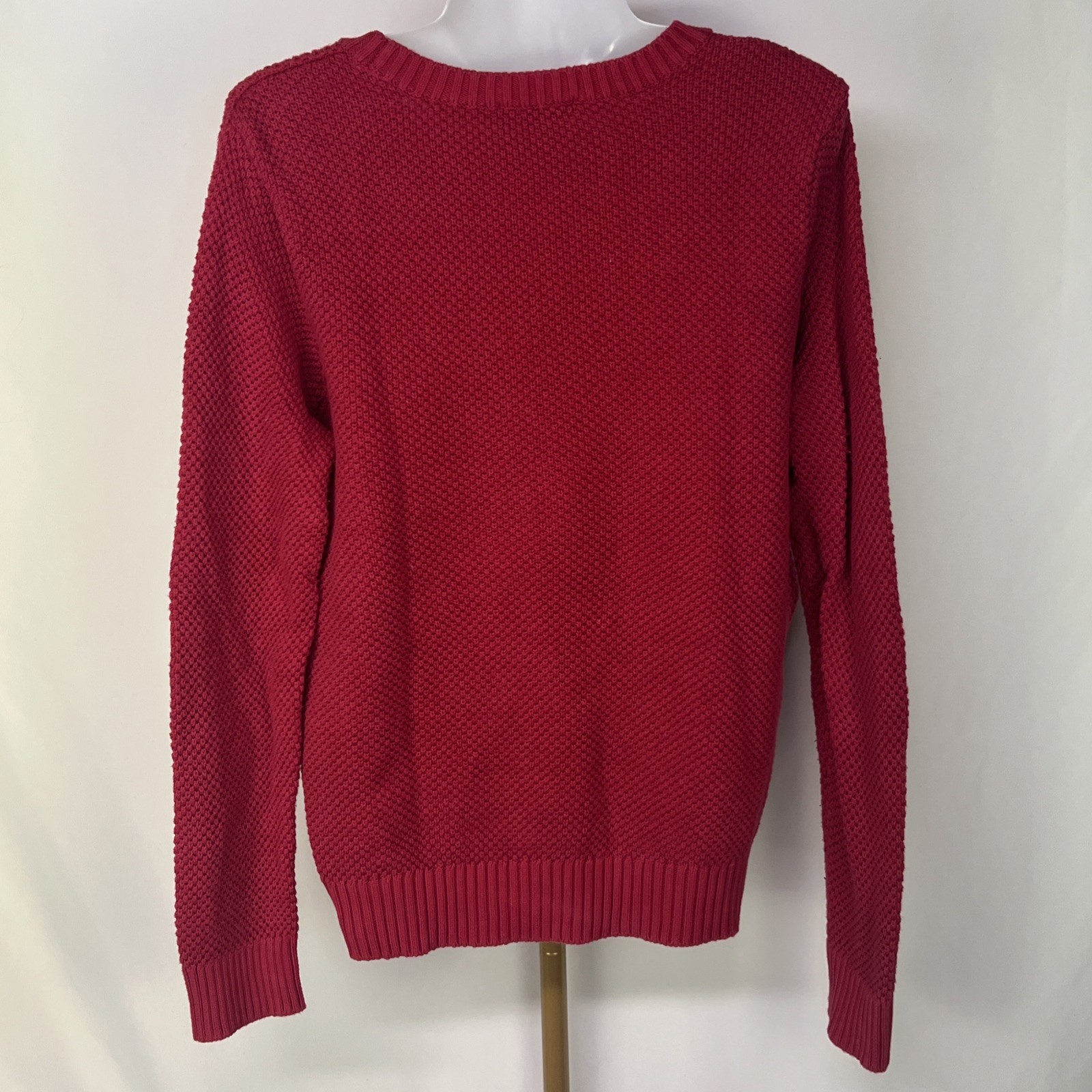 Appleseeds Raspberry Red Pullover Sweater Size L … - image 4
