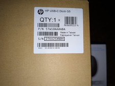 HP USB-C Dock G5 Docking Station - New In Box Bundle With Keyboard And Mouse