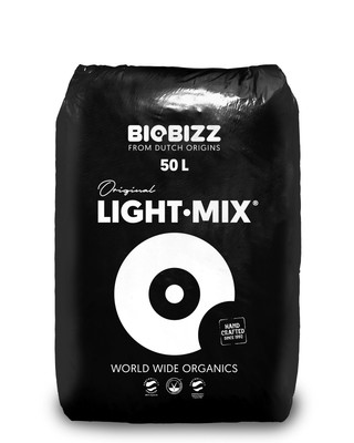 BioBizz Light Mix Erde Pflanzensubstrat für Setzlinge, Wachstumsmittel, 50l
