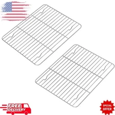 2 Pack Cooling Rack for Baking Stainless Steel, Heavy Duty Wire Rack Baking R...