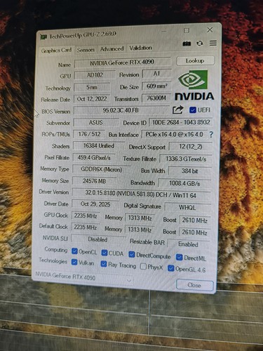 ASUS ROG Strix GeForce RTX 4090 OC 24GB GDDR6X Grafikkarte - Bild 17 von 18