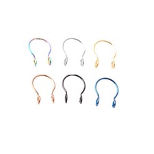 12 Pcs Plating Nose Ring Faux Septum Rings False Piercing Fake Piercings