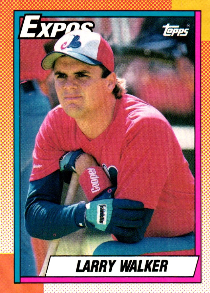 1990 Topps #757 Larry Walker