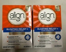 (2) Align Probiotic Bloating Relief+Food Dige...