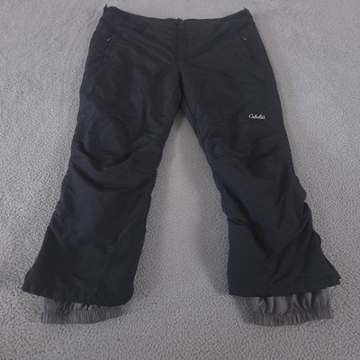 Cabelas Pants Mens 2XL Black Primaloft Insulated Snow Straight Leg Ski Winter