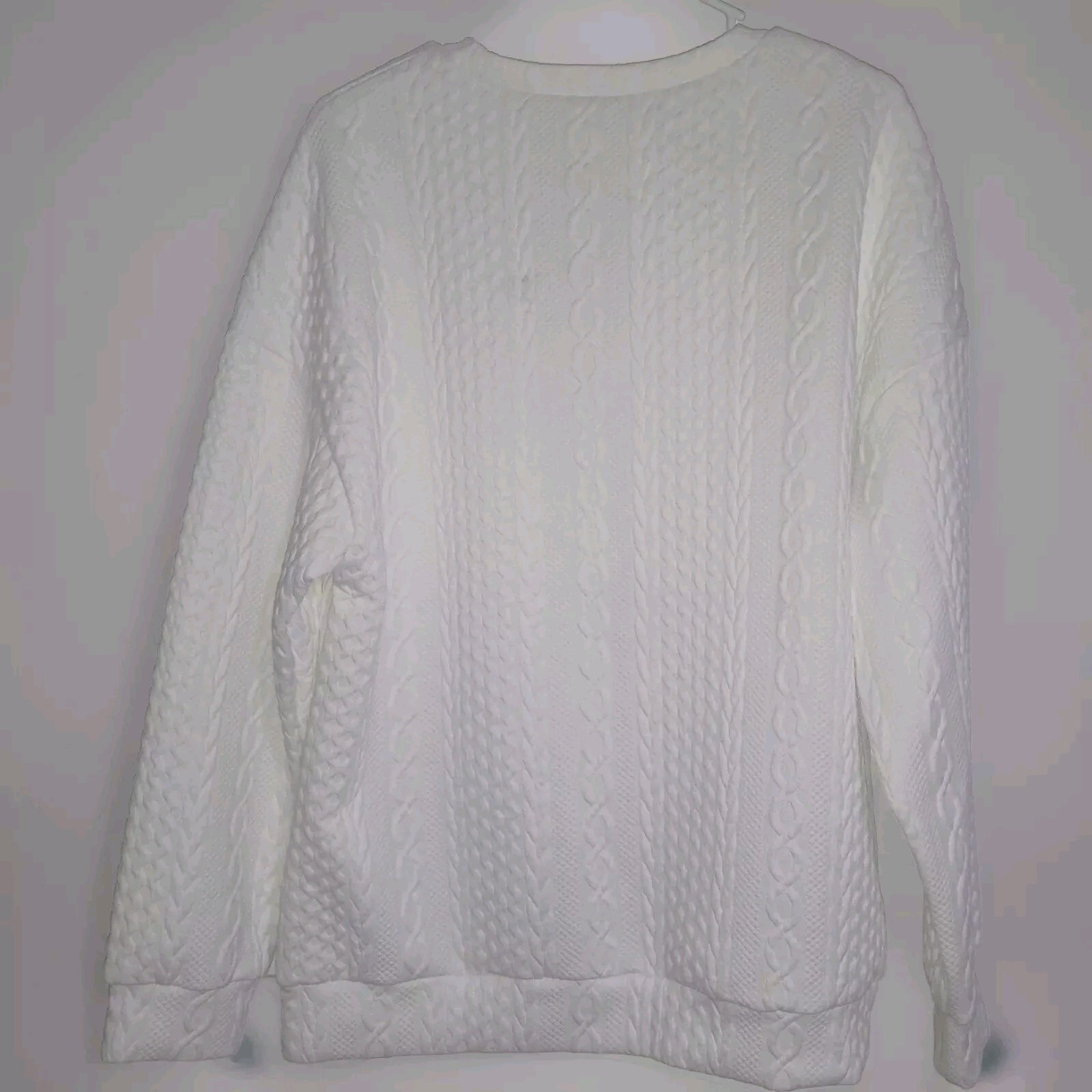 Oversized Men's Solid Drop Shoulder Sweatshirt XXL - image 2